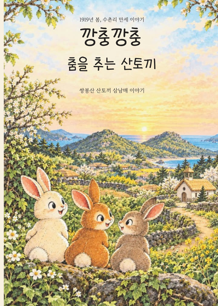 깡충깡충 춤을 추는 산토끼 — 쌍봉산 산토끼 삼남매 이야기 표지